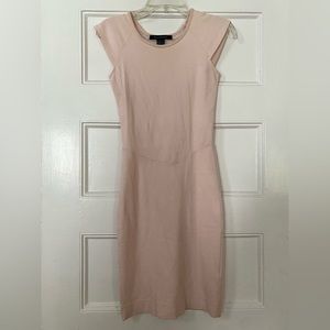 French Connection Nude Pink Jersey Dress Size 4